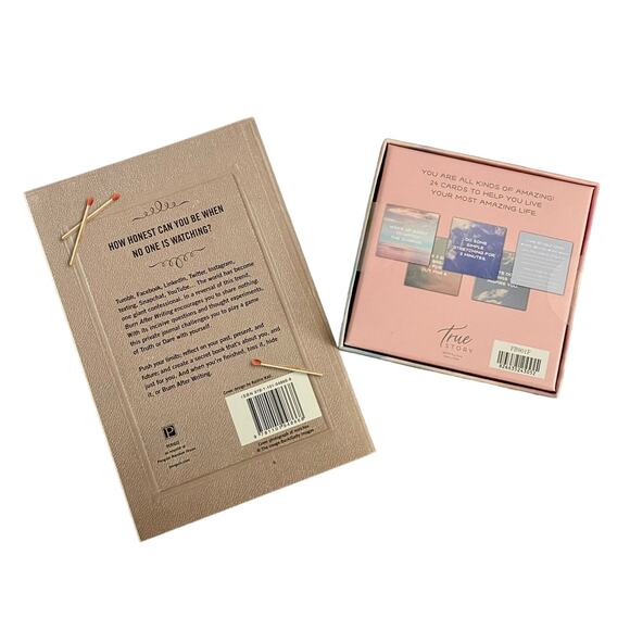 Burn After Reading book & Make Your Self a Priority box of 24 Self Care cards - Picture 2 of 4